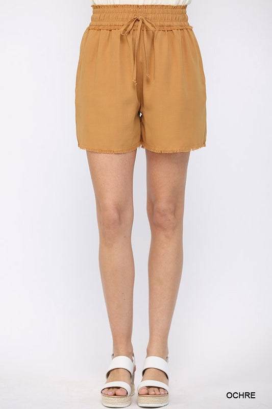 So Smooth Shorts in Ochre