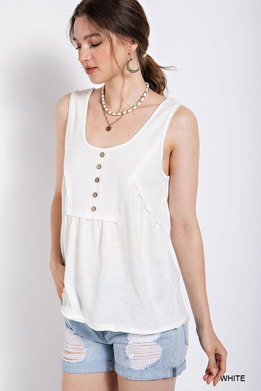 Break Free Top in White