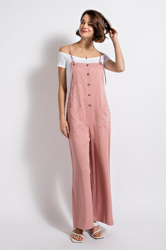 Hop Skip And Jumpsuit In Rose