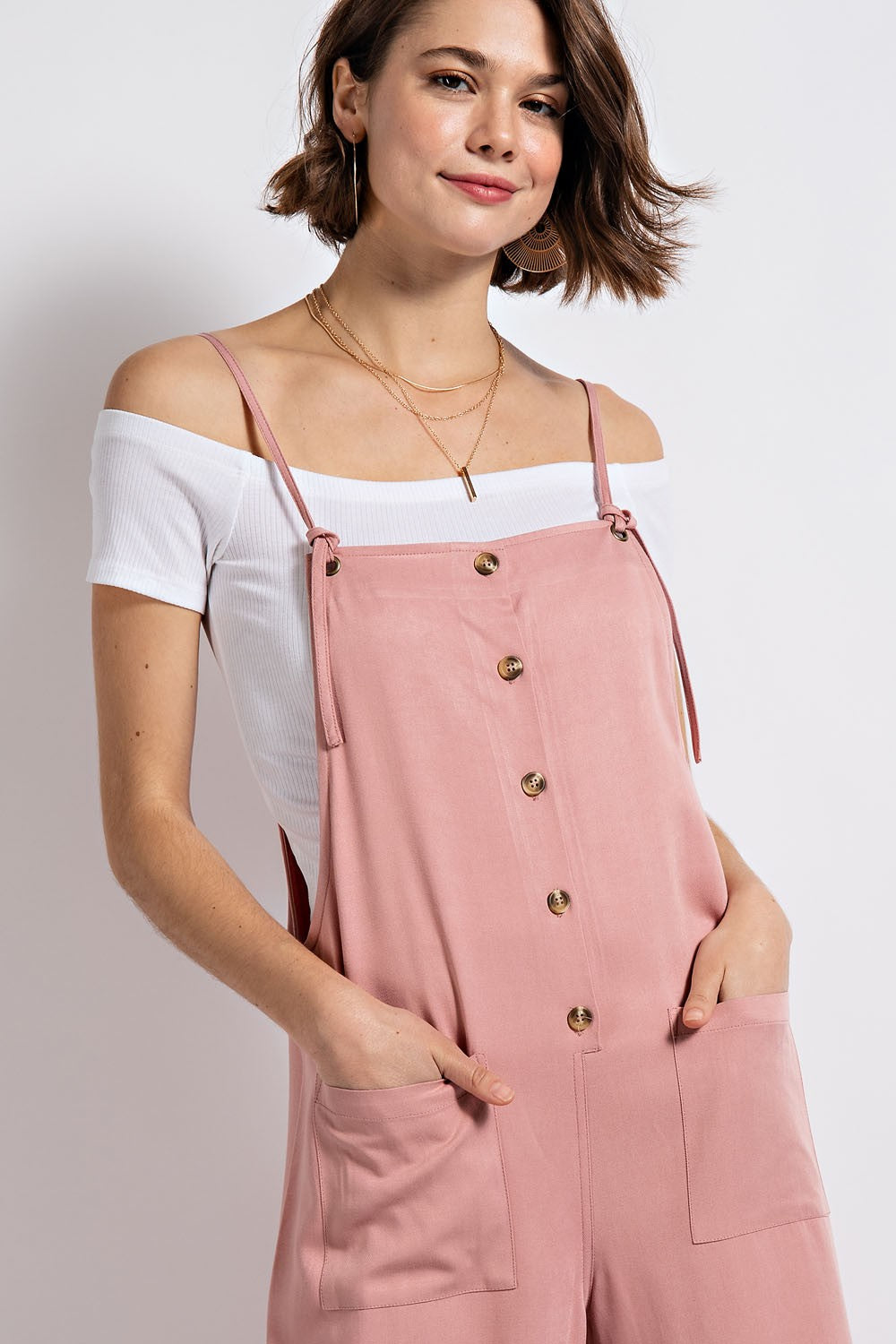 Hop Skip And Jumpsuit In Rose