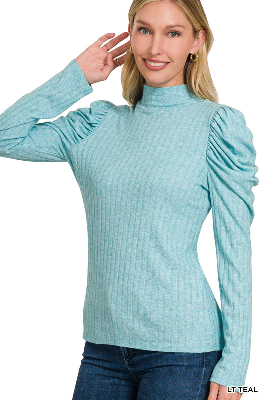 Miss Priss Top in Teal
