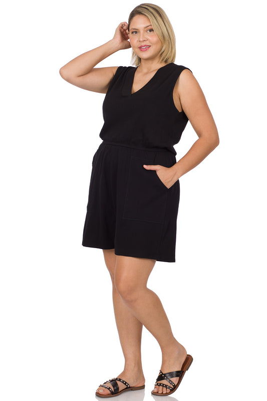 Unstoppable Romper in Black