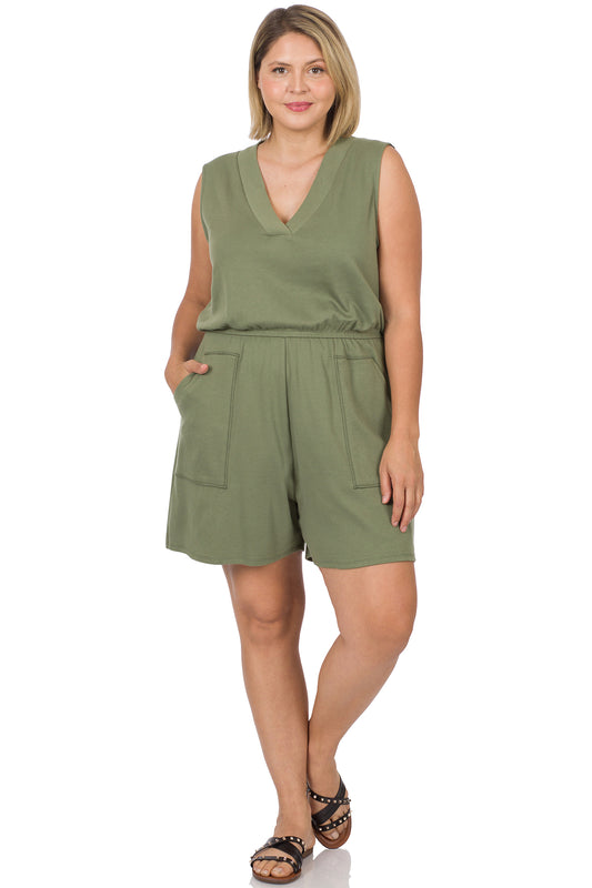 Unstoppable Romper in Olive