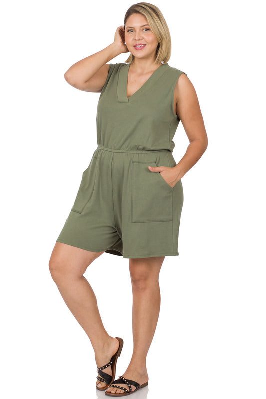 Unstoppable Romper in Olive