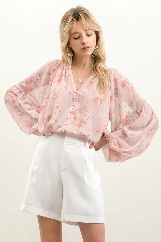 Pink Rose Top