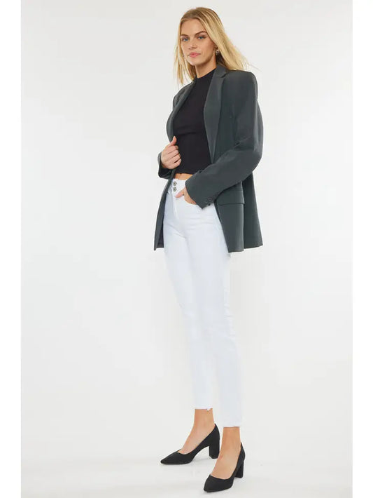 White Ankle Skinny Jeans