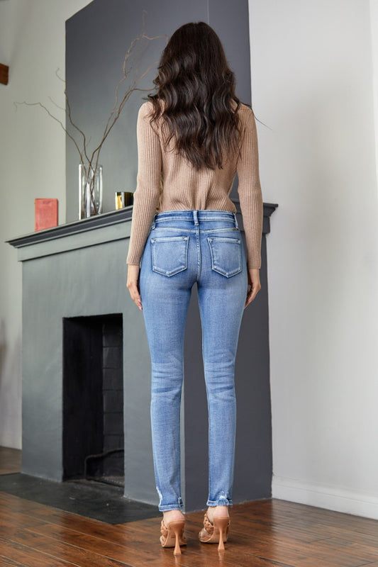 Medium Wash Skinny Jeans