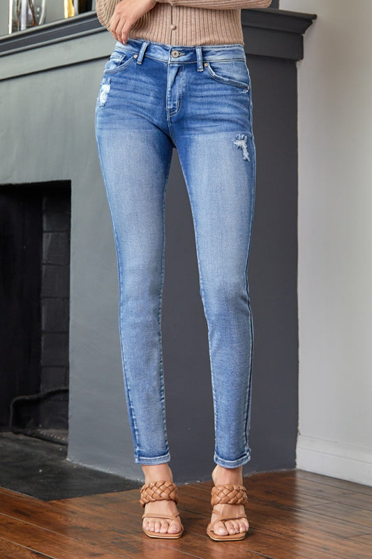 Medium Wash Skinny Jeans