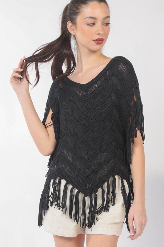 Hot Girl Summer Top in Black