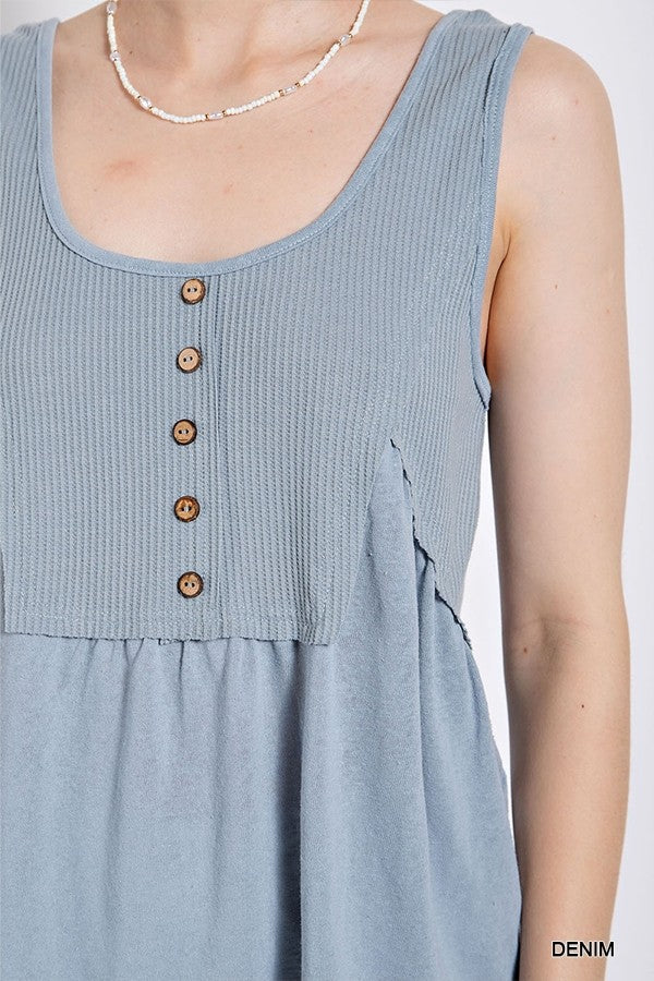Break Free Top in Denim