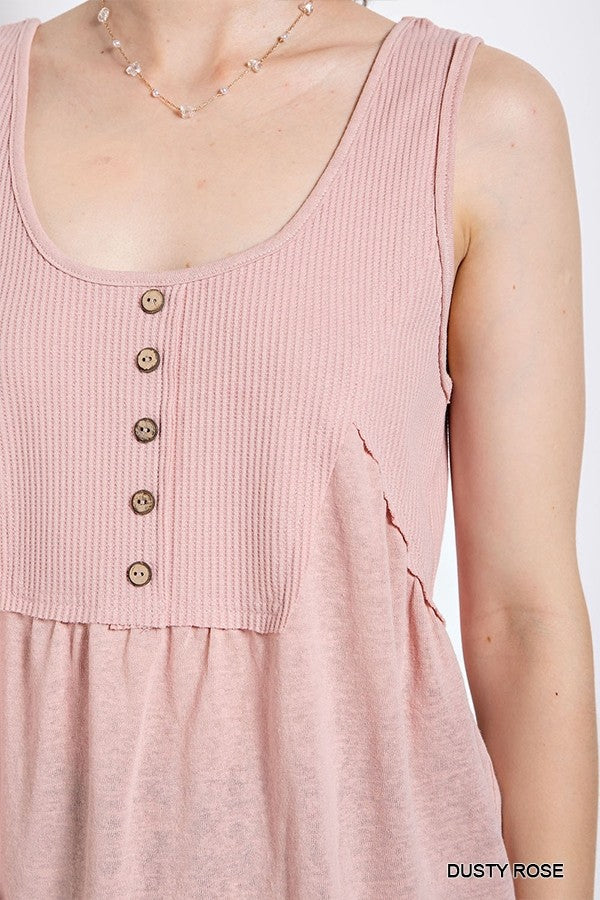 Break Free Top in Dusty Rose