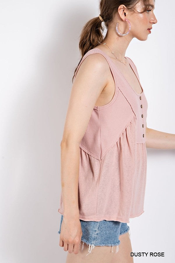 Break Free Top in Dusty Rose