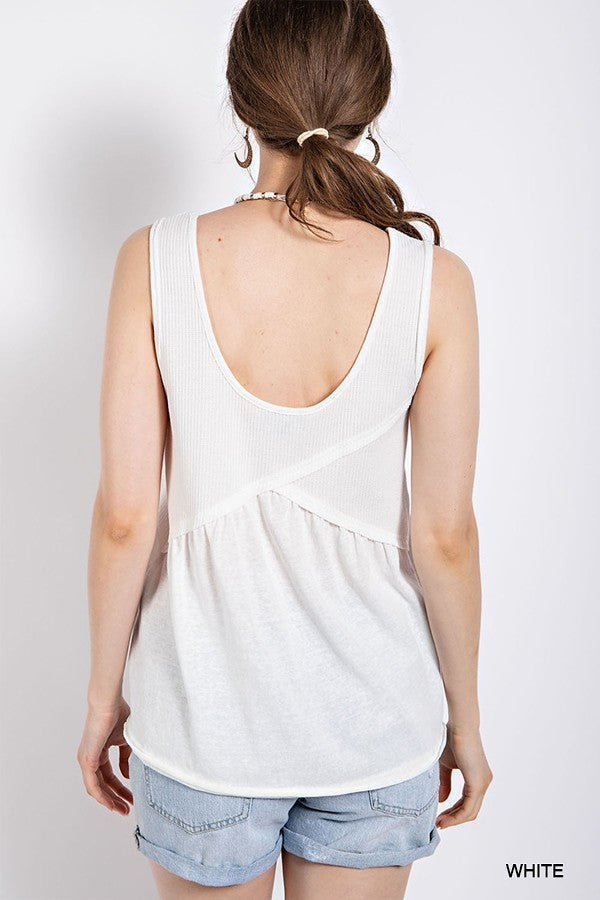 Break Free Top in White