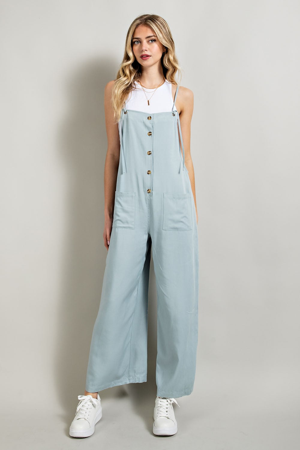 Hop Skip And Jumpsuit In Blue