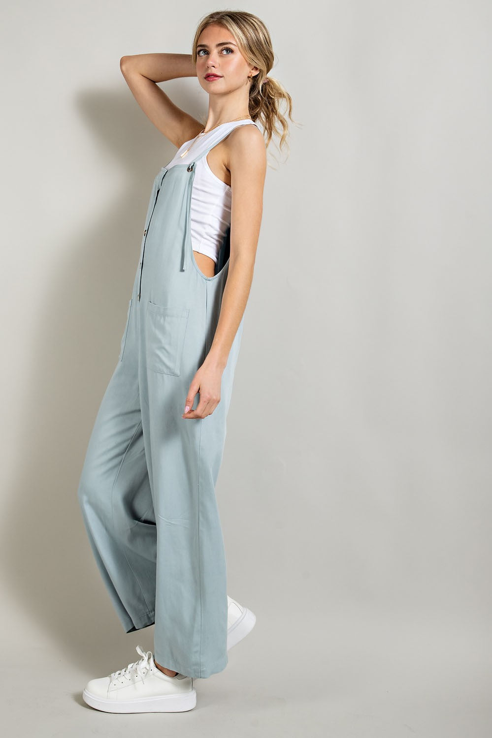 Hop Skip And Jumpsuit In Blue