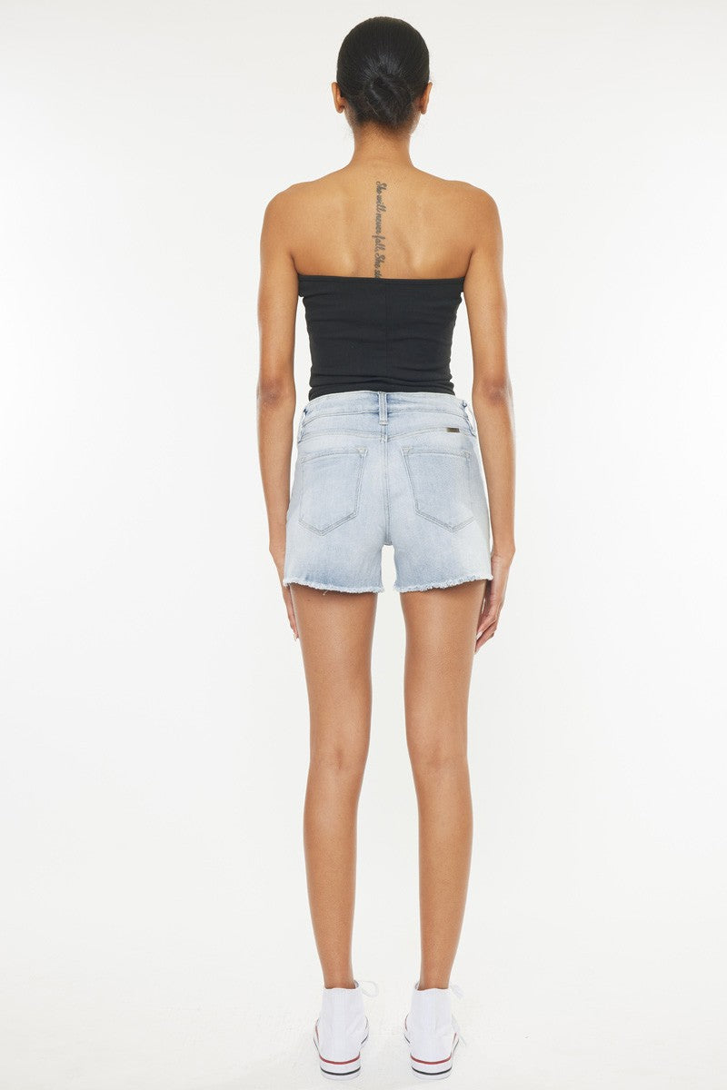 Kancan Light Wash Shorts