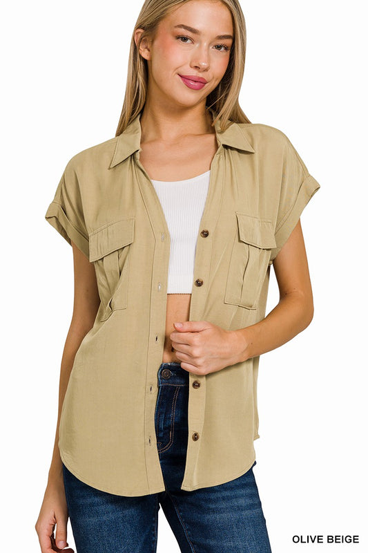 Destination Top in Beige