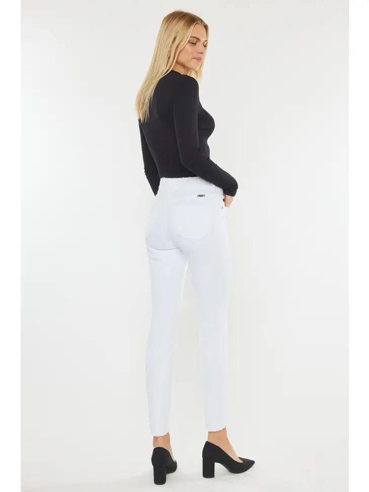 White Ankle Skinny Jeans