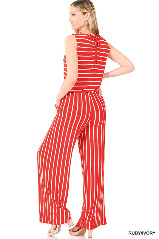 Striped Jumpsuit
